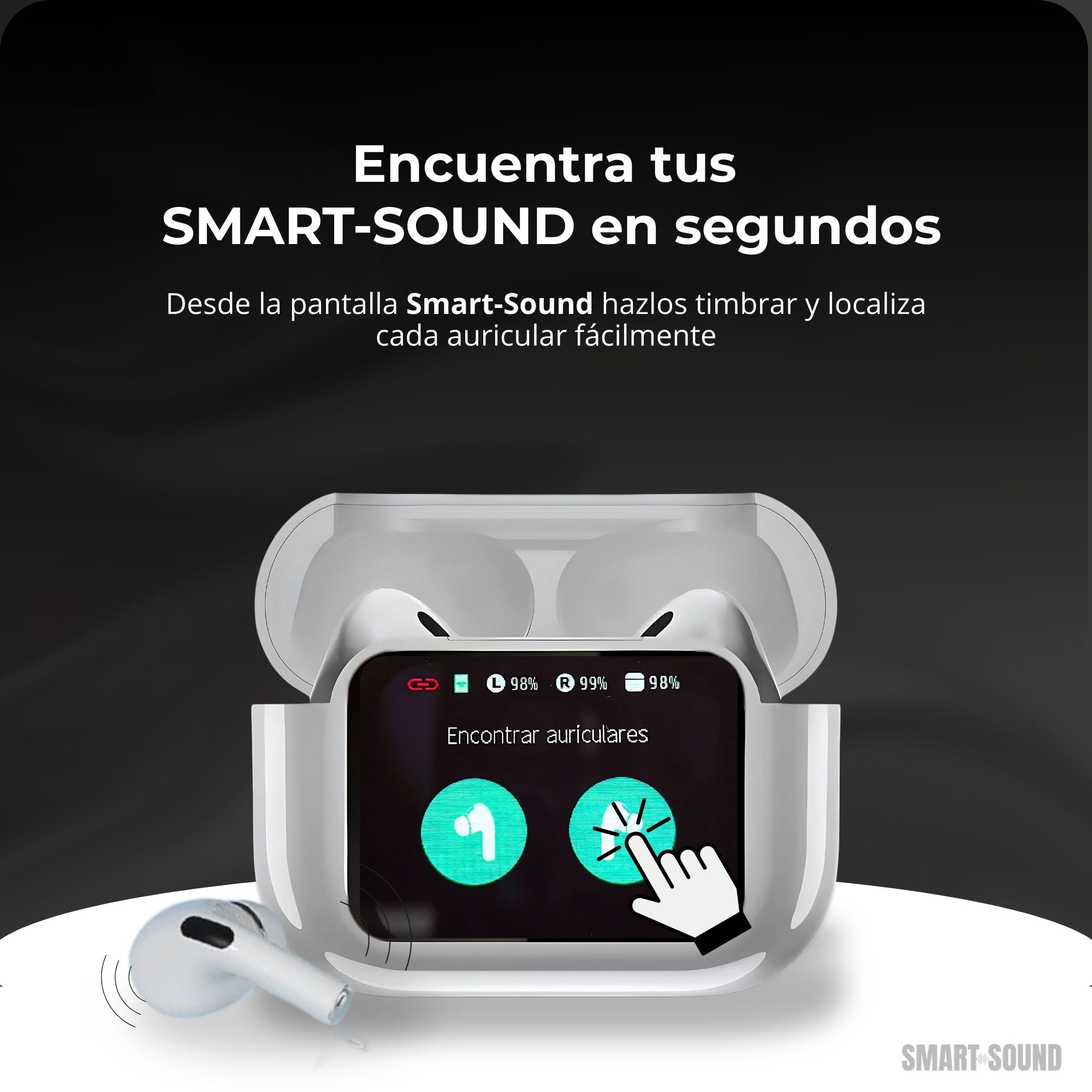 SMART-SOUND E11 - Audifonos con Pantalla TOUCH y Funciones avanzadas.