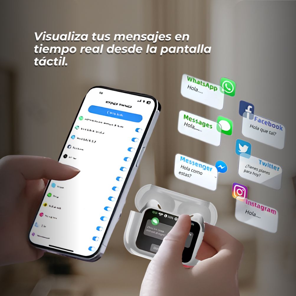 SMART-SOUND E11 - Audifonos con Pantalla TOUCH y Funciones avanzadas.