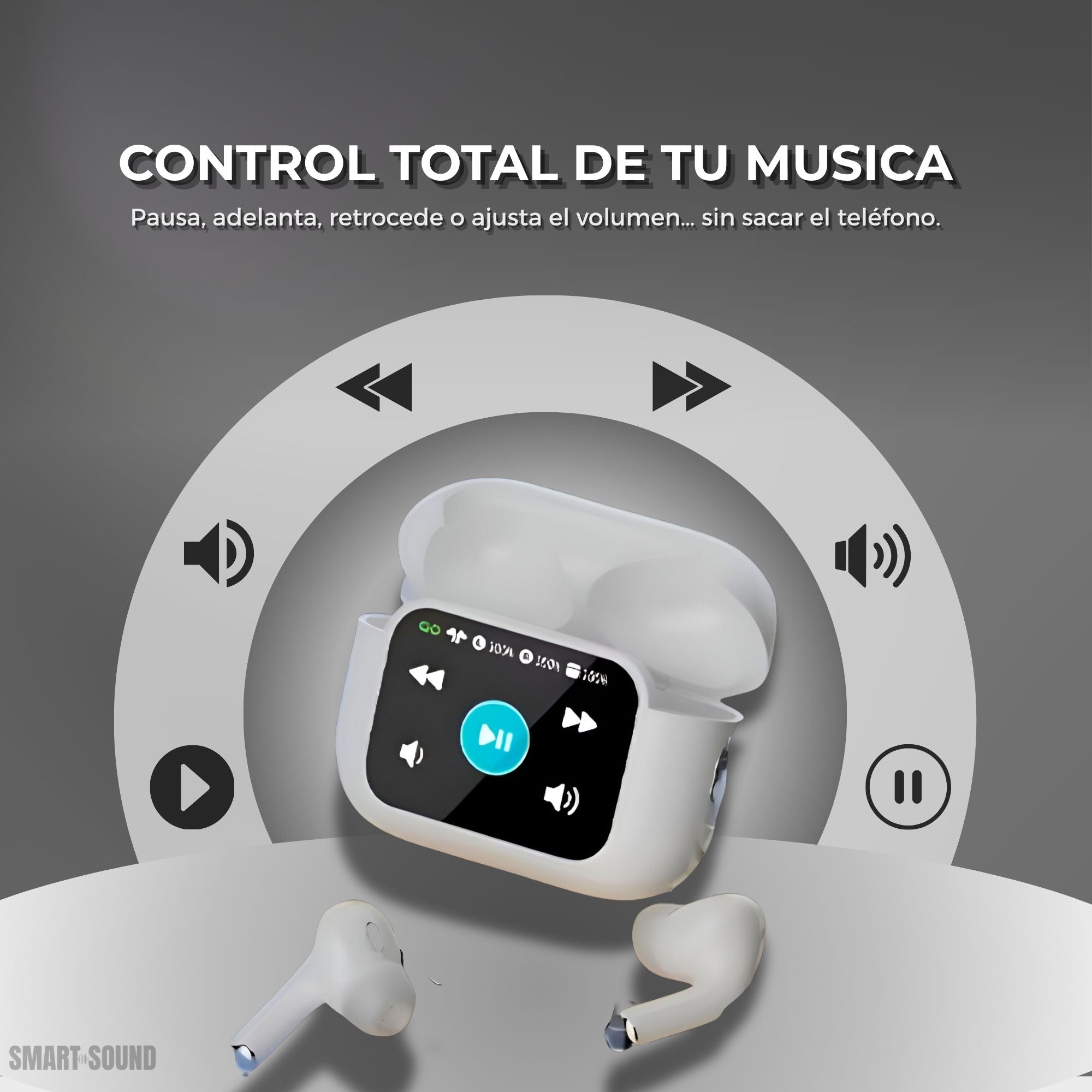 SMART-SOUND E11 - Audifonos con Pantalla TOUCH y Funciones avanzadas.