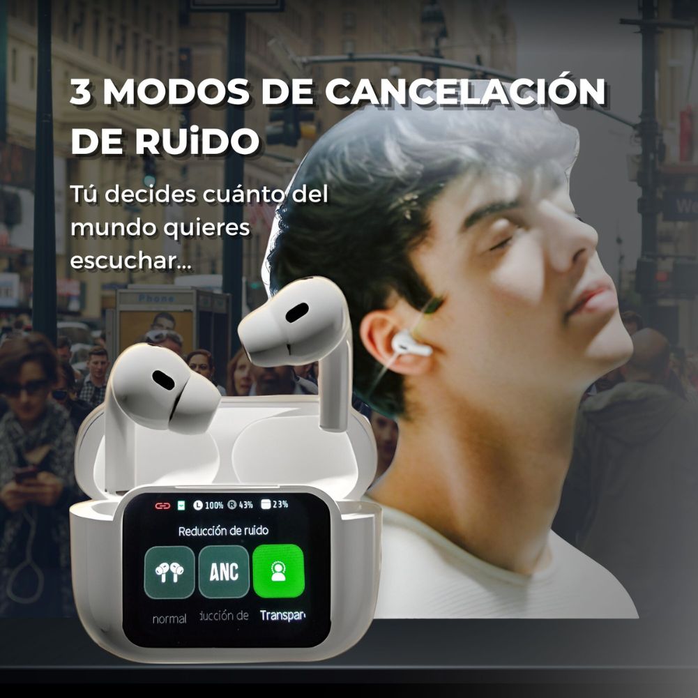 SMART-SOUND E11 - Audifonos con Pantalla TOUCH y Funciones avanzadas.